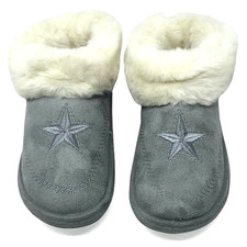 Womens Slipper Boots Hard Sole