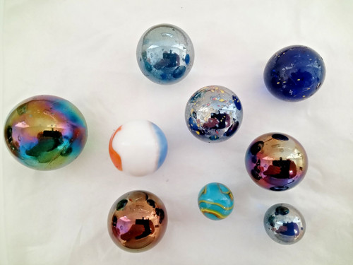 Vintage glass iridescent - vintage, glass/iridescent