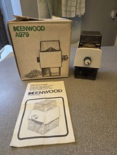 Kenwood Chef A979 Coffee Grinder White with Blue Control Knob Fully Restored