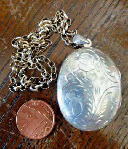 Sterling silver 925 etched