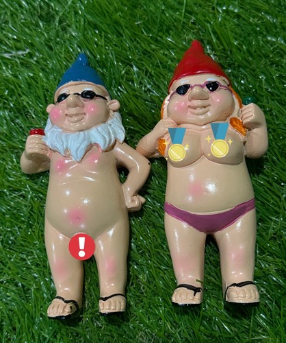 Funny nude garden gnome - funny,