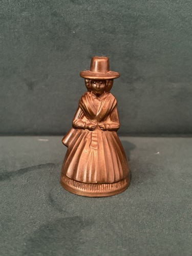 Vintage brass welsh lady - brass,