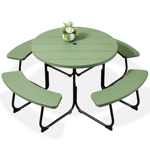 Green person circular - green,