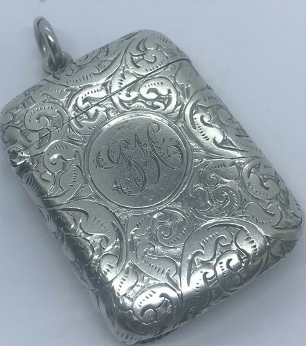 Silver antique engraved - h/m, &