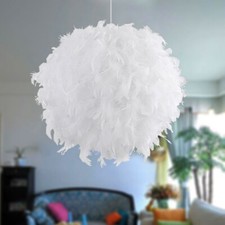 20CM White Feather Shade