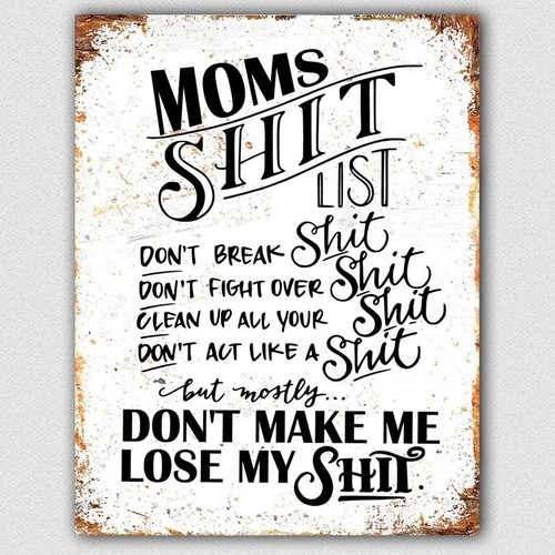 Mums mother list funny - mother,