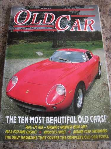 Old car jun 1989 - old,