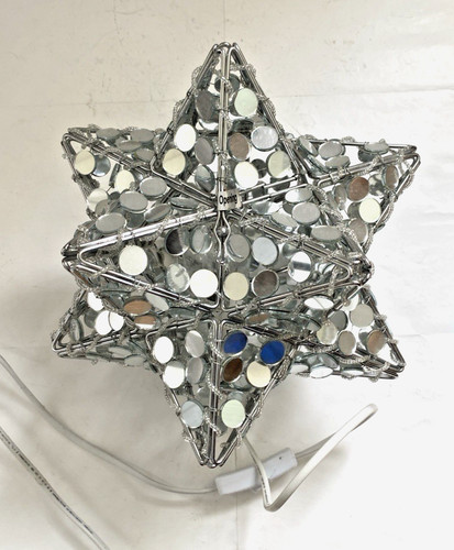 Side table lamp star shaped - side,