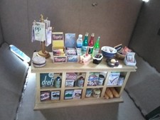 1 12 Scale dolls house Village Shop Counter display With Individual Items