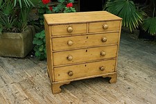 💕 Amazing! Seriously Old Antique Georgian Pine Chest Drawers/Sideboard/TV Stand