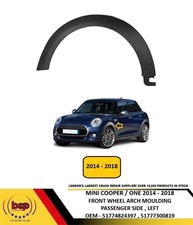 MINI COOPER ONE 2014 - 2018 FRONT WHEEL ARCH TRIM MOULDING BLACK PASSENGER LEFT