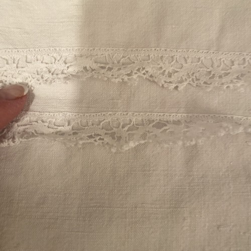 Vintage french linen sheet - french,