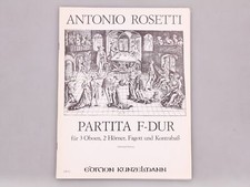 191824 Rosetti PARTITA F-DUR
