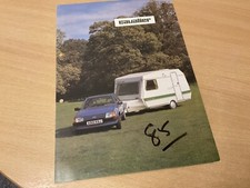 1985 CAVALIER BY FLEETWOOD CARAVANS SALES BROCHURE. AS SHOWN