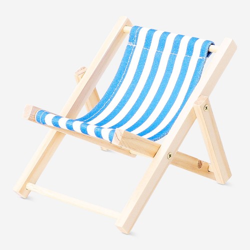 Miniature wooden deck chair - wooden,