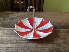 Midwinter Stylecraft umbrella shaped cake stand/centre plate, 8 1/2" diameter 