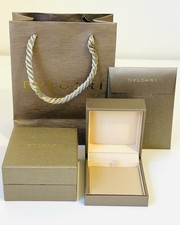 BVLGARI Pendant Jewellery Box Set – Gift Bag, Outer Box, Certificate Holder