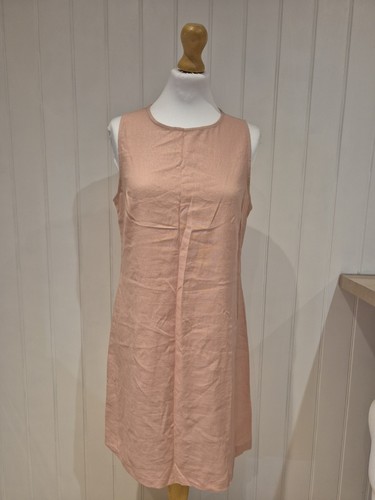 Ladies linen mix dress - size, 10