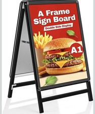 A Board Pavement Sign Frame -