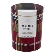 Assorted Toffees Tartan Tin