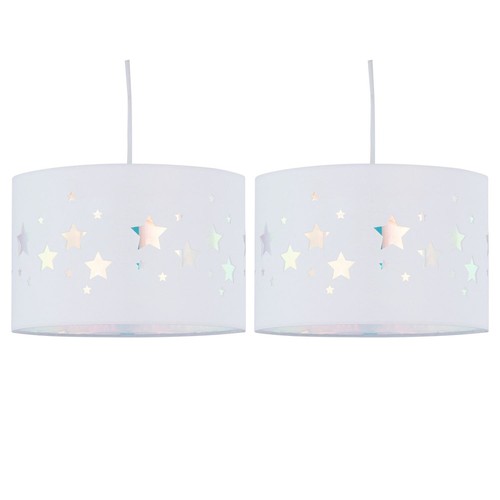 Set white stars cut - set, of