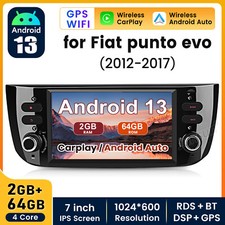 6.2" Android 13 Car Radio Stereo Carplay GPS Navi For Fiat Punto Linea 2010-2016