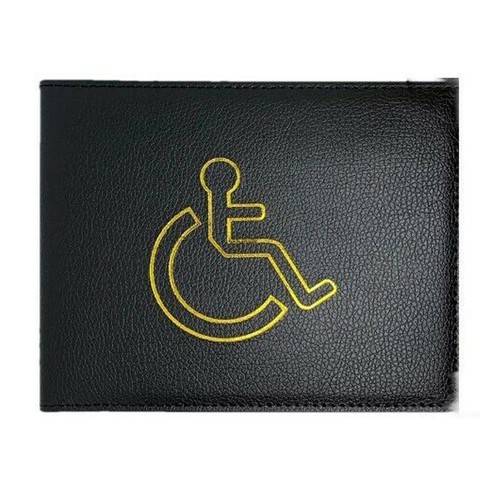 Black leather disability - black,