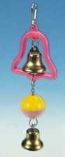 Classic bird toy ball - ball, bell