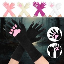 Animal Paw Gloves with Cat Bear Fox Beast Animals Claws Pads for Party Cosplay