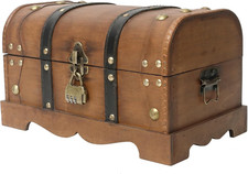 Rustic Wooden Treasure Chest