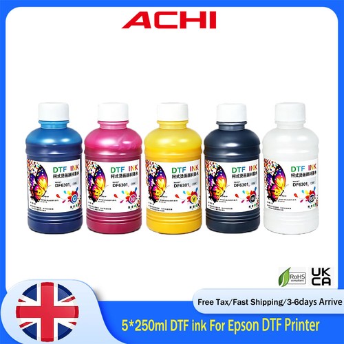 Achi color 250ml cmykw dtf - achi,