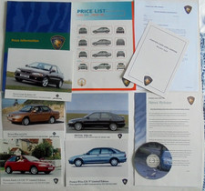 Proton Wira Satria Coupe Evo 2001 Press Kit Pack Photographs Price List CD ROM