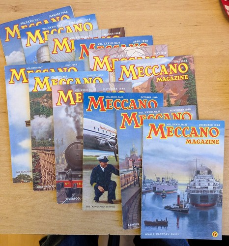 Meccano magazines 1948 full - meccano,