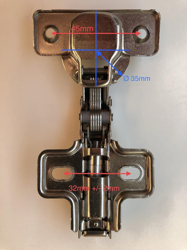 Set hinges with soft - 4,