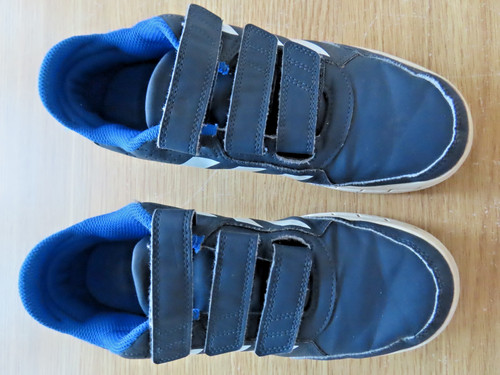 Adidas boys navy trainers - boys, size