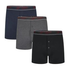 Forge Mens Boxer Briefs 3 Pack Breathable Trunks Multipack Underwear for Men UK