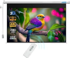 Electric Projector Screen 84"