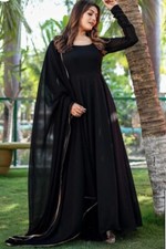 Black Georgette Beautiful