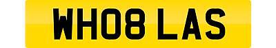Private number plate wh08 las - private,