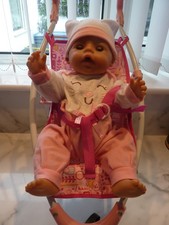 BABY BORN 3 WHEELED STROLLER WITH BABY BORN  WETTING DOLL....