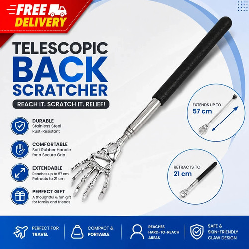 Extendable back scratcher - extendable,