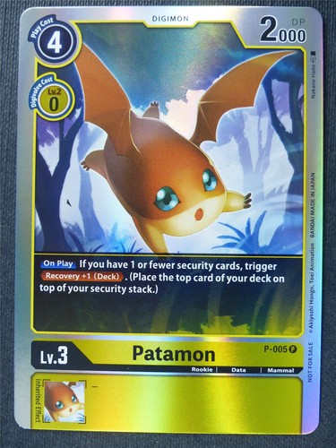 Patamon 005 promo - promo, digimon