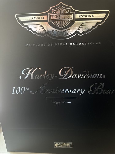 Steiff harley davidson 100th - steiff,