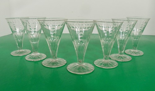 Cut crystal cordial shot glass - cut,