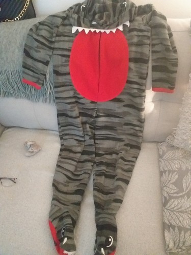 Boys grey shark pyjamas by - shark,