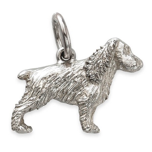 Solid sterling silver springer - silver,