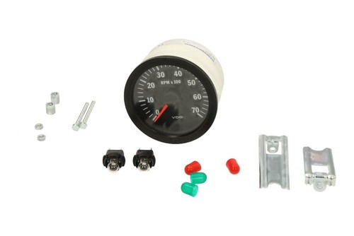 Vdo tachometer 7000rpm - tachometer, 80mm