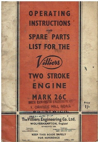 Villiers mk26c - villiers, (147cc)