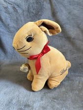 Lindt Golden Chocolate Easter Bunny Rabbit Plush Soft Toy 24cm Zip Pouch 