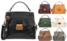 Womens real leather handbag - real,